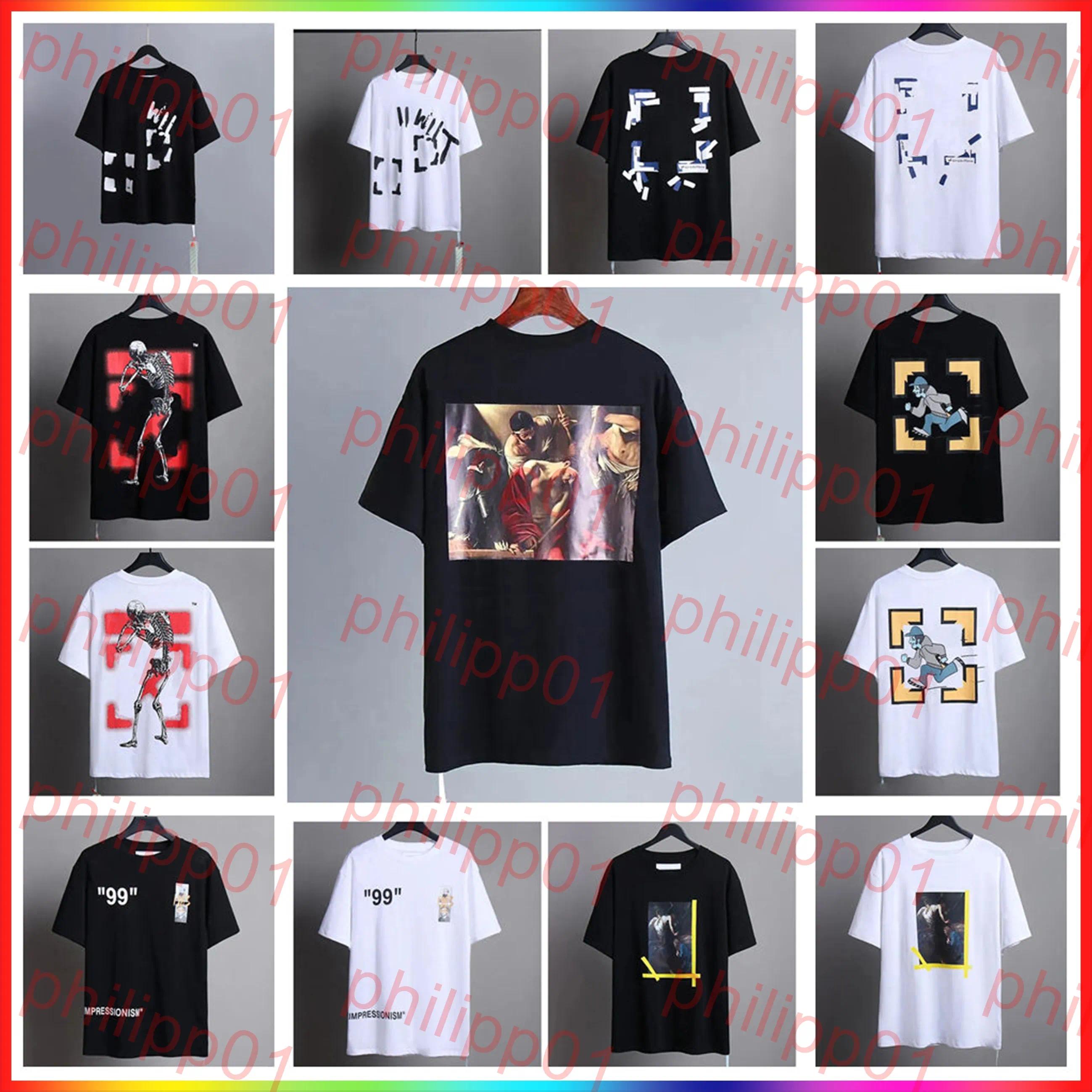 2026 Summer Mens Designer Fashion high quality off white t shirt graphic t shirt Print short Sleeve Luxury Men Women Clothing Streetwear Casual G