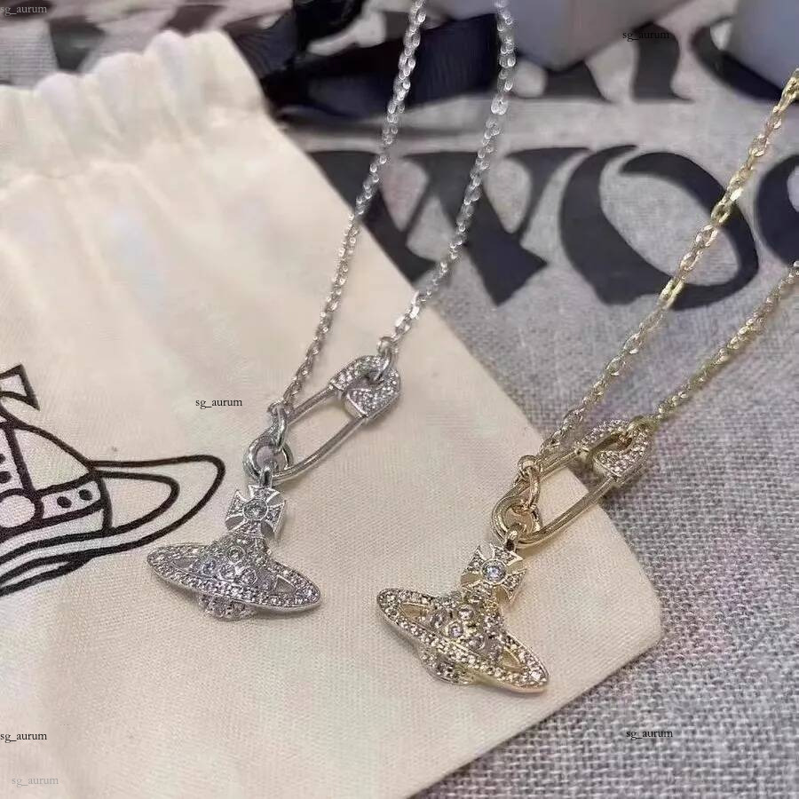 Luxury Brand Designer Necklaces star planet pin style Necklace Women Jewelry Accessories Gift