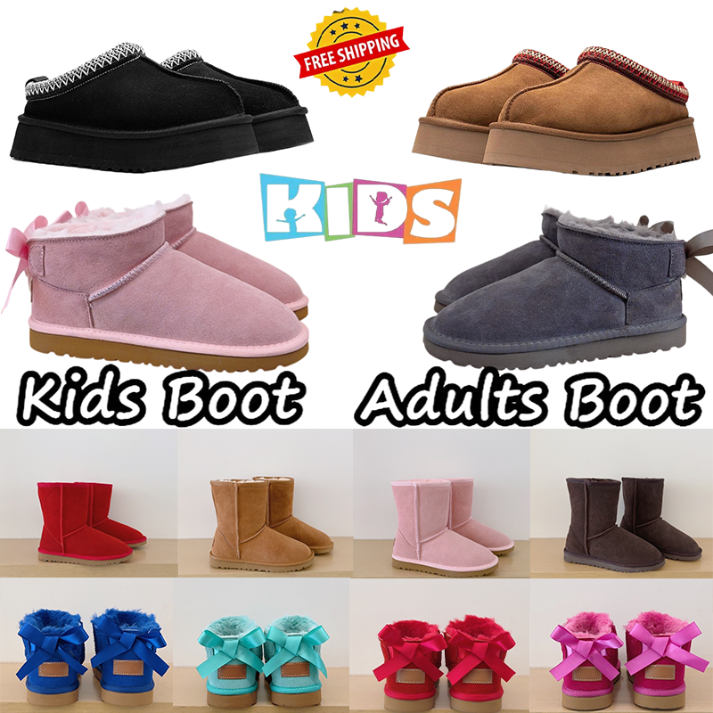 Free Shipping 2027 New Boots Kids Boots Australia Snow Boot Designer Children Shoes Winter Classic UItra Mini Boot Botton Baby Boys Girls Ankle Boot