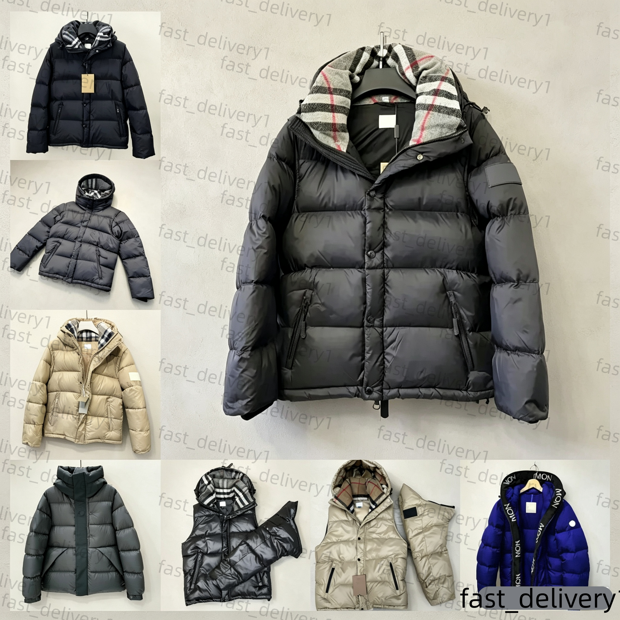 Fashion Casual Men Designer Thickened Warm Winter Coats Couple Parkas Down Jacket Detachable Sleeve Hooded 3xl 4xl 5Xl