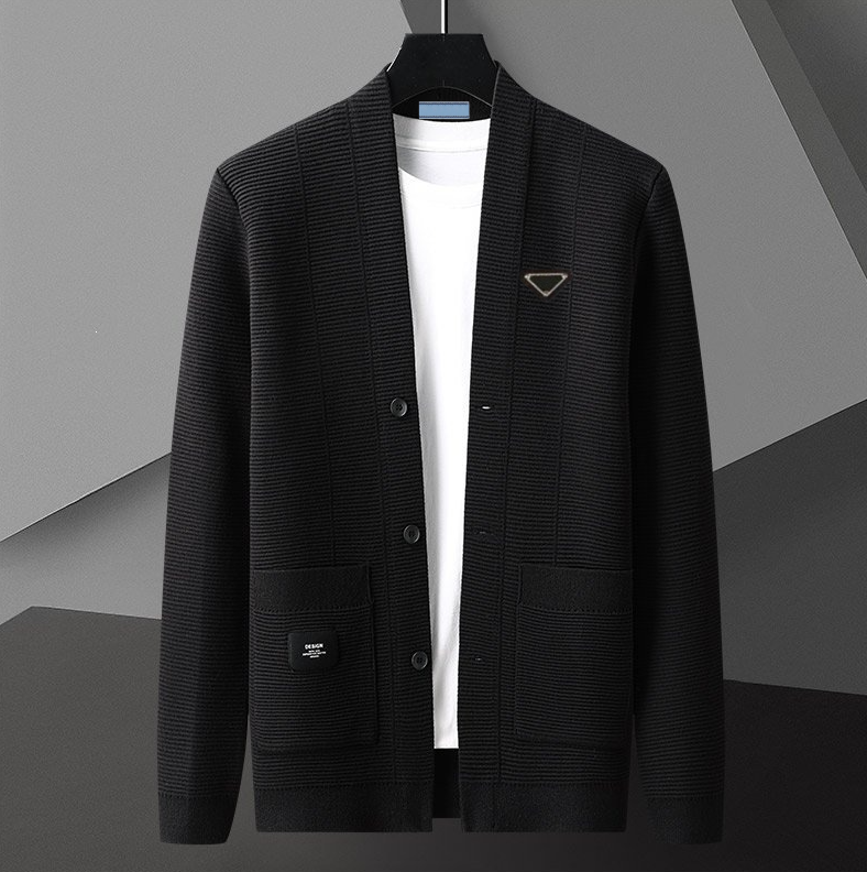 New 2026 Autumn Winter Luxury Mens Sweater Designer Knitted Sweaters Embroidered Triangle Brand Logo Fashion Women Mens Sweater Knit Jacket Coat Asi