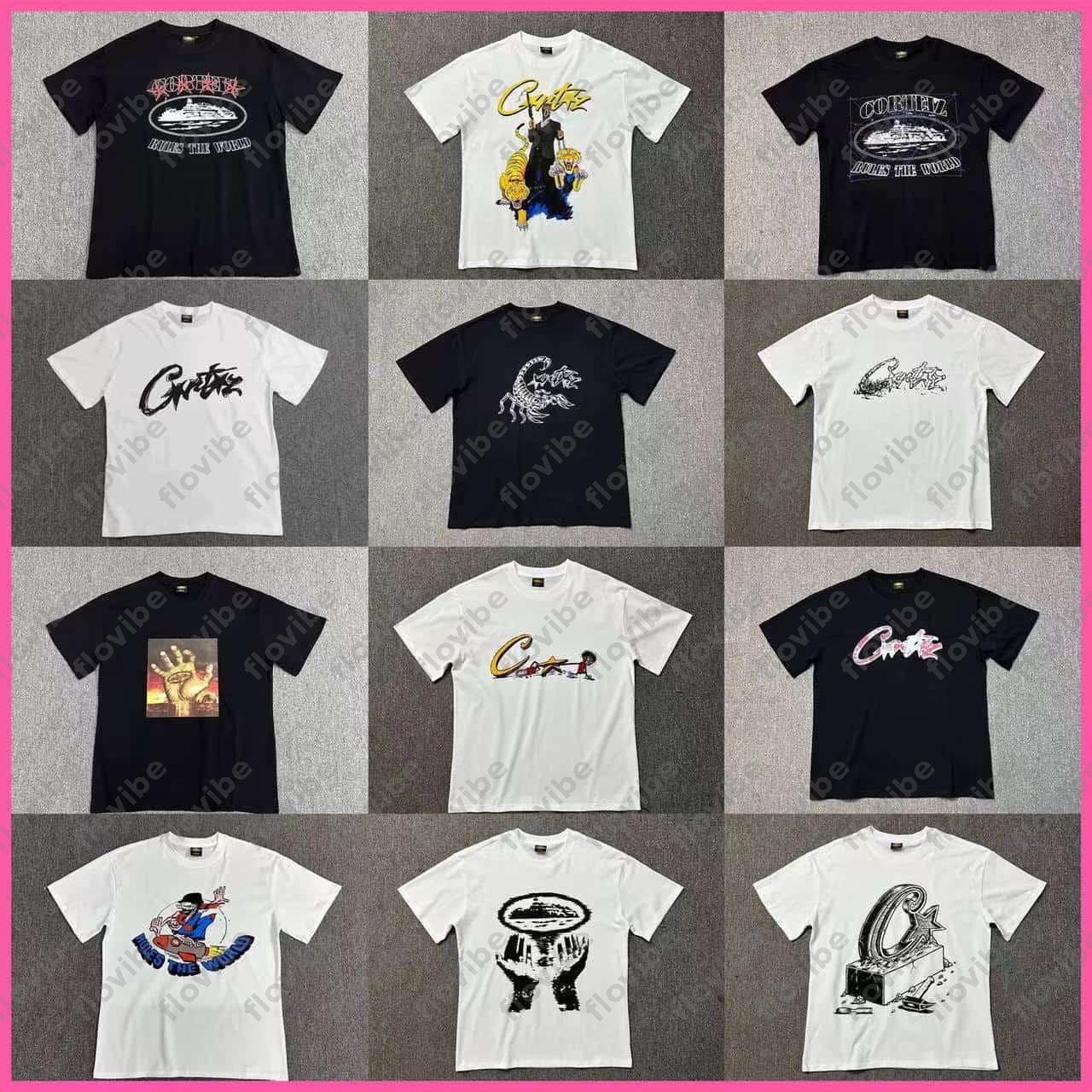 Homme Designer Col Rond T-shirt Mode Cor Hommes Chemise Femmes Tshirt De Luxe Couleur Unie Coton Lavé Et En Détresse T-shirts