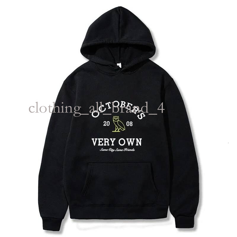 Ovohoodies Mens Hoodie October Very Own Designer Owl Long Sleeve Sweaters Printed Sweatshirts Colorful Patterns Sets Ovopants Sweatshirt 40F