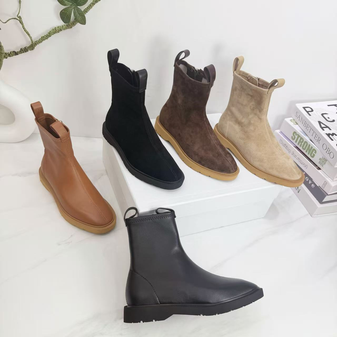 10A Top Quality Designer Style High-Quality Women's Boots, Light Luxury Women's Shoes, Soft Leather, Fine Craftsmanship, High Quality, Ver