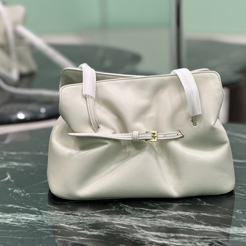 Sacs à bandoulière en cuir nappa de qualité miroir pour femmes, sacs à main en cuir d'agneau lisse et doux, ceinture en cuir étroite autour du co