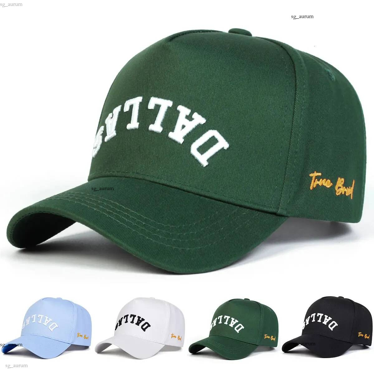 Unisex DALLAS Letter Embroidery Baseball Caps Spring and Autumn Outdoor Adjustable Casual Hats Hip Hop Sunscreen Hat 250610