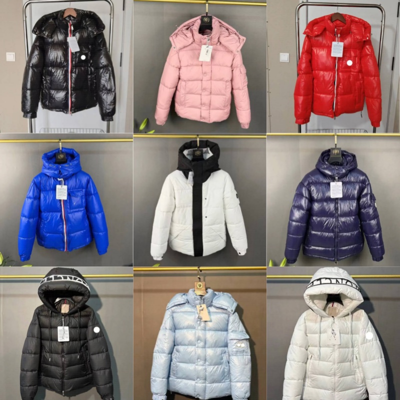 Women Luxury Spliced Quilted Coat Street Fashion Stand Collar Full Zip Couple Puffer Parkas Warm Daily Casual Slim Jacket