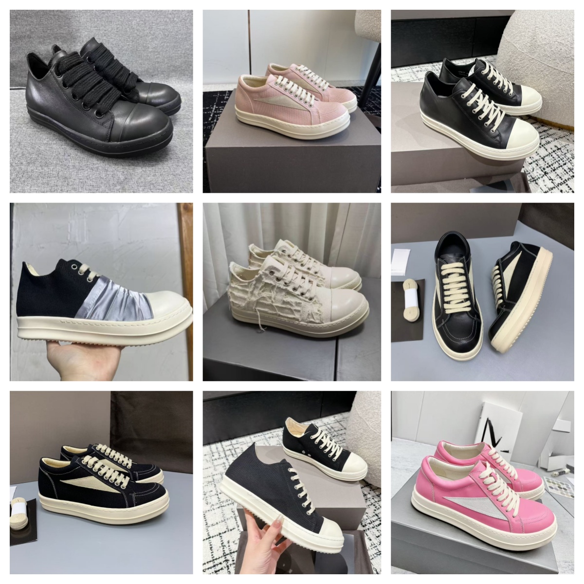 Unisex Couple Vintage Skate Sneakers, Low Top Thick Sole Casual Sports Board Shoes, Street Fashion Lace-up Footwear for Men Women