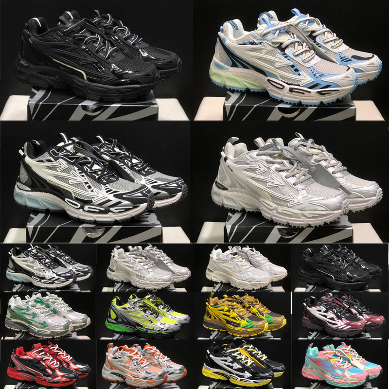 Be Right Back Designer Shoes Men Women OffWhite Retro Track Runner trainers black White Silver Grey Mesh Breathable Dad Sneakers Thick Sole Non Slip