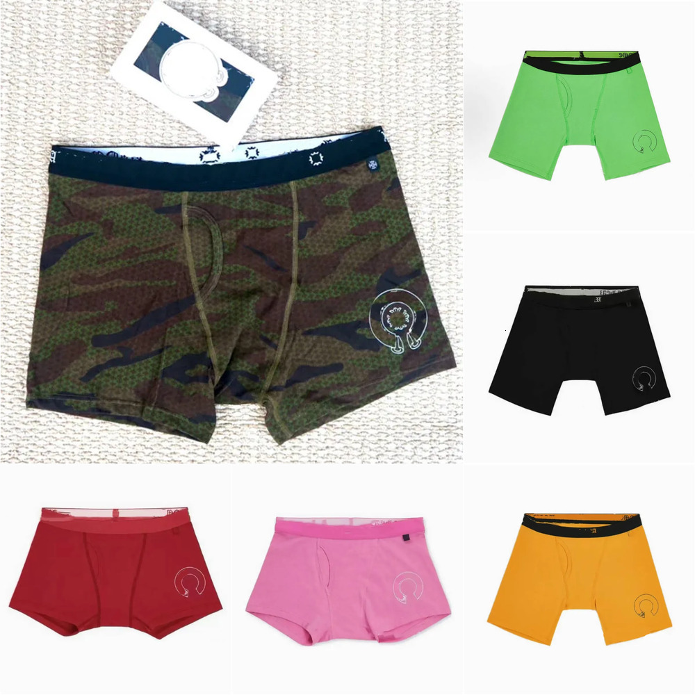Designer Men's Underwear Classic Patterns Letter Logos Stretch Flat Waistline Sports Base Layer Four-cornered Style Cotton Material