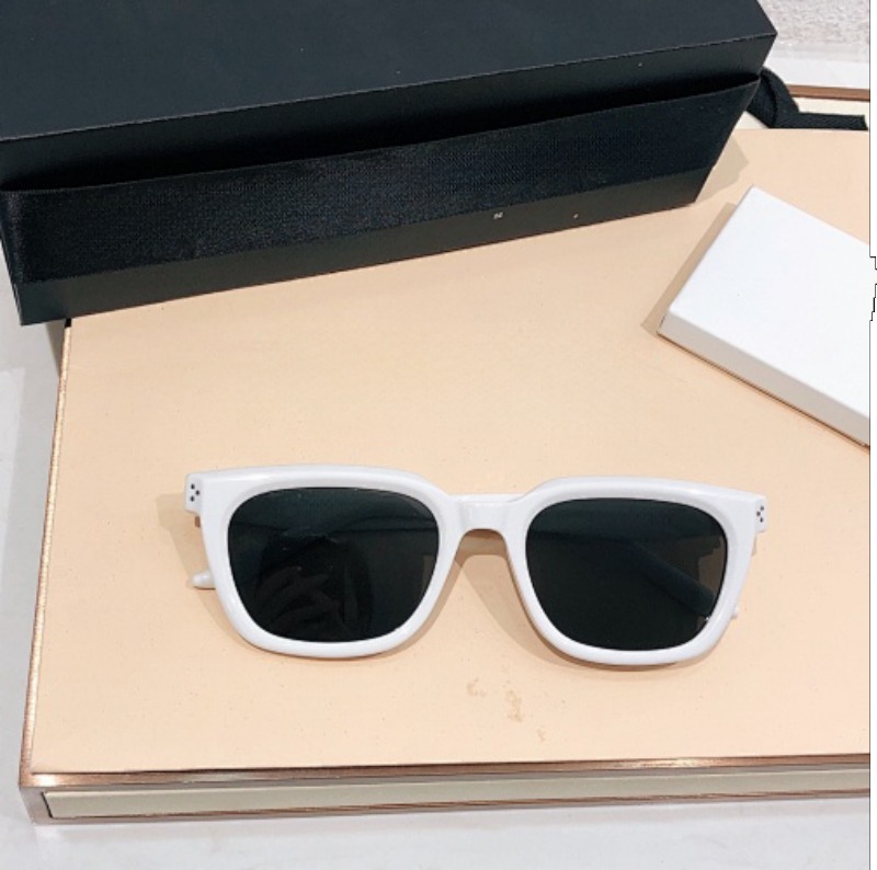 Trendy HOVO Thick Square Acetate GM Shades Black Frame Brown Lens Sunglasses Vintage Fashion Sonnenbrille UV400 Custom Prescription Lens Daily Trave