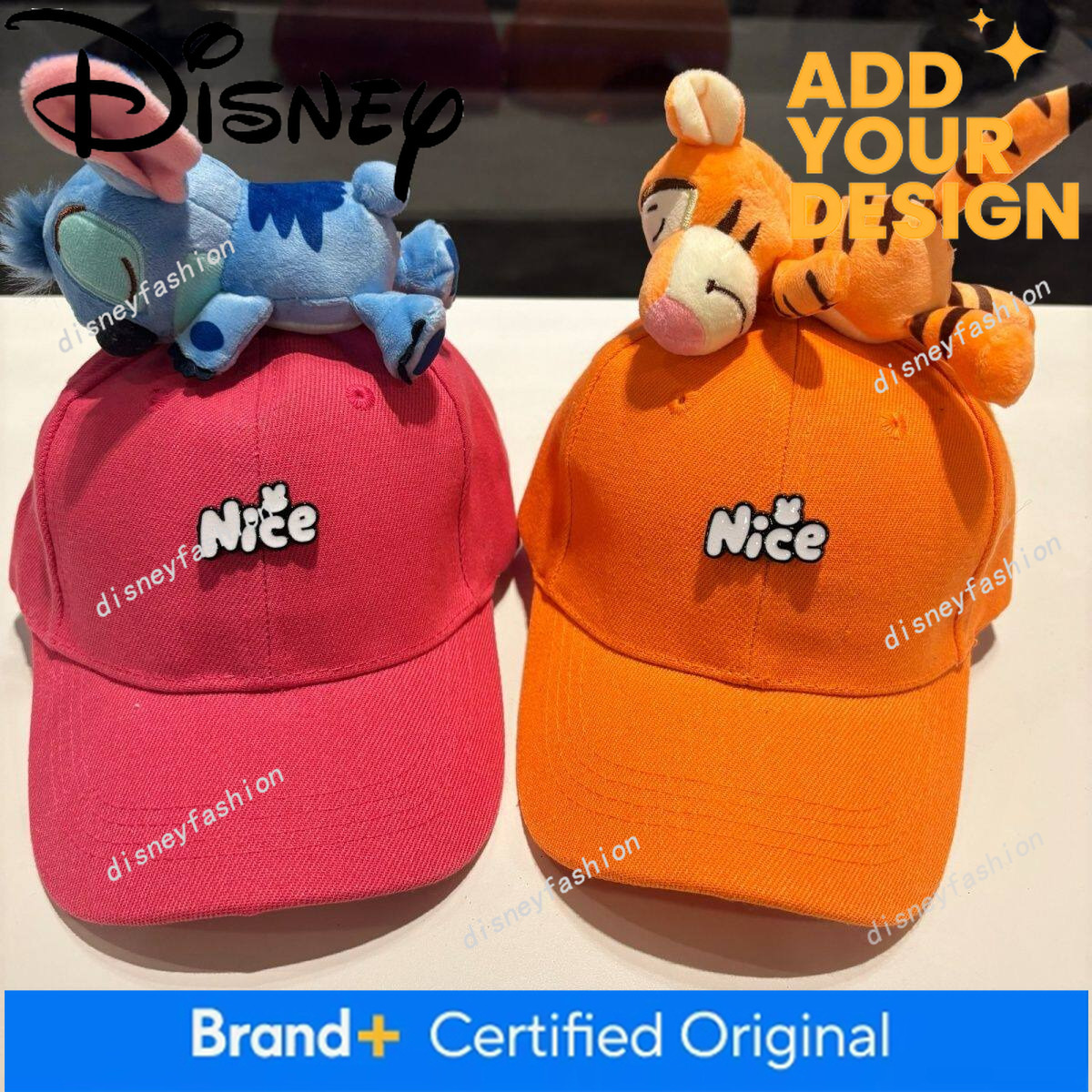 Zoo Cute Children's Cartoon Baseball New Disney Peaked Cap Girls' Sun Hat Parent-Child Style 3a