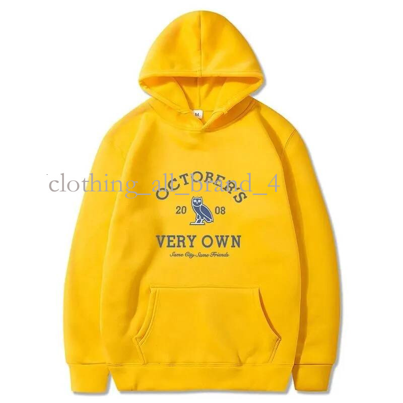 Ovohoodies Mens Hoodie October Very Own Designer Owl Long Sleeve Sweaters Printed Sweatshirts Colorful Patterns Sets Ovopants Sweatshirt 3Ef