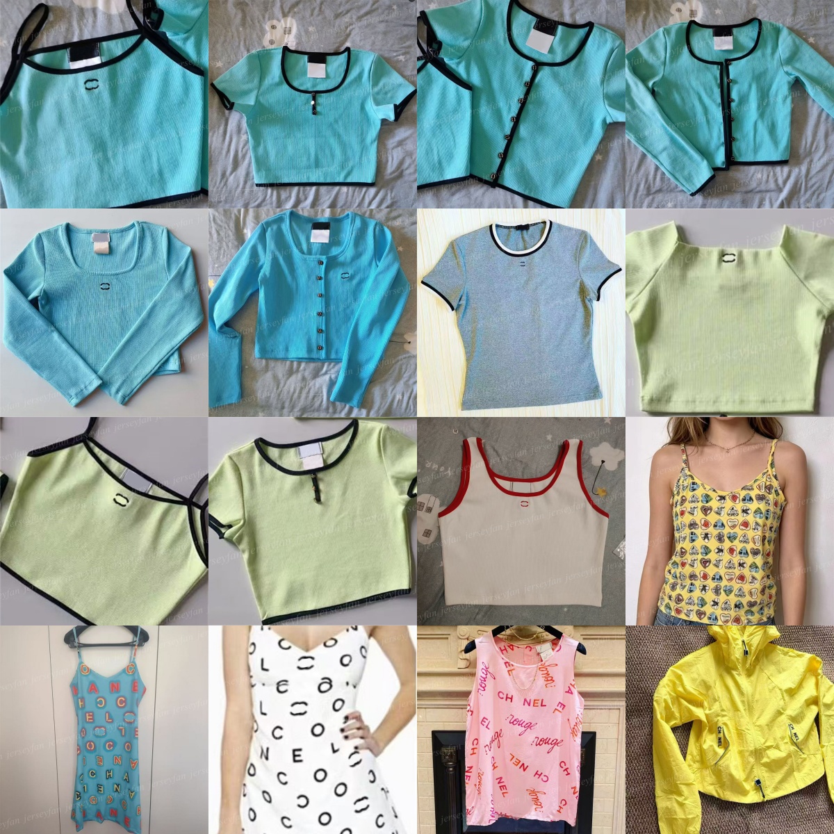 Women Slim Fit Knit Crop Tops Mixed Styles Collection Short Knit Tees Sleeveless Tank Tops Cardigan Waistcoat