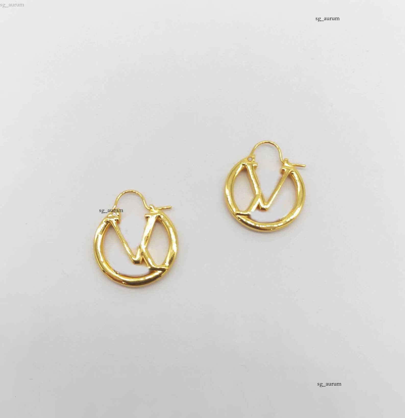 Luxury quality charm drop earring with words desinger jewelry in 18k gold plated have stamp box PS6089