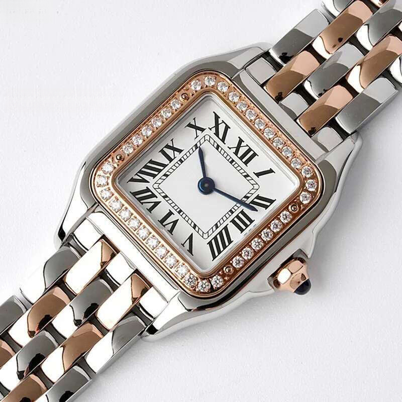 Women for ladies Watch Square quartz watch Stainless Steel Folding Buckle womens gold watches Montre de e Designer Wristwatchesy6