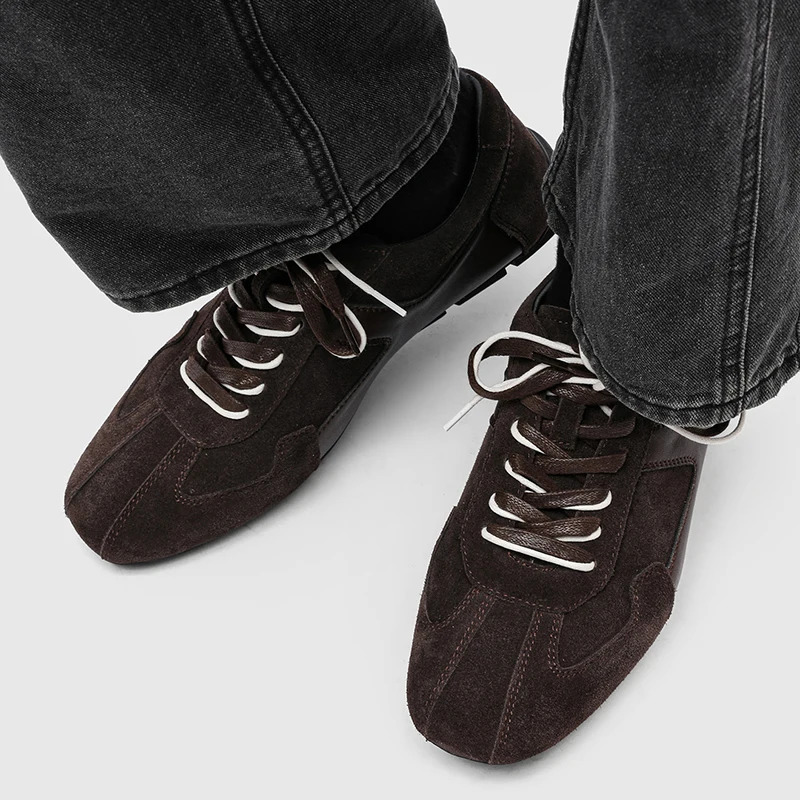 Designer Luxury Shoe Men Skater Sneaker Trainer Brown Suede Runner Retro Casual Skate Tennis Running Walking Street Autumn Classic Daily Sport Lifes