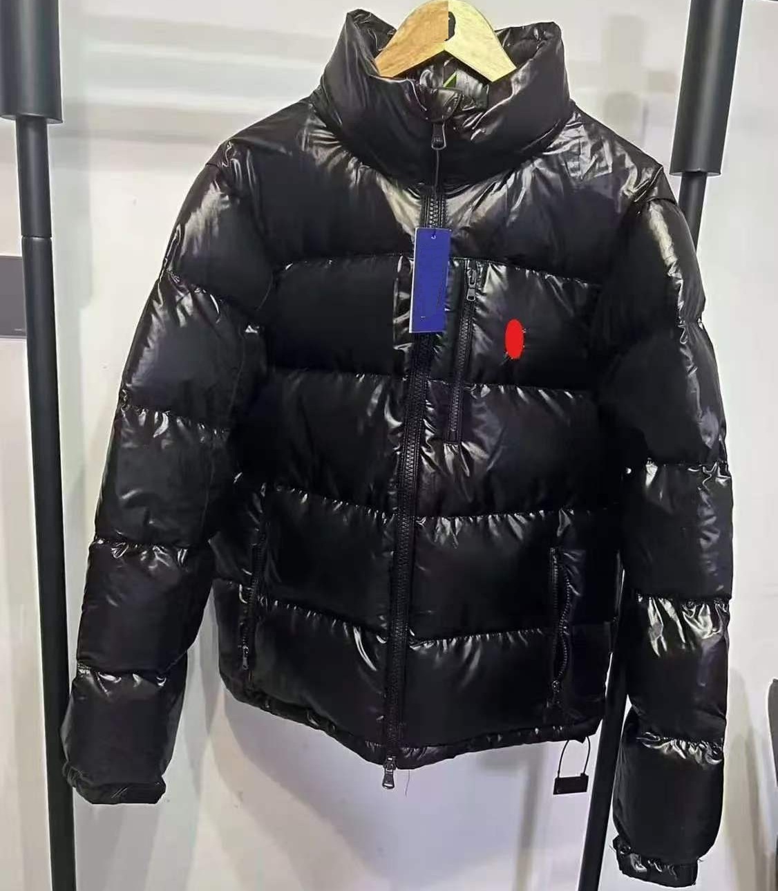 Fashion Designer Mens Winter Long Sleeve Polo Down Cotton Puffer Jackets Thickened Hooded Sweatshirt Warm Raph Windbreaker Jacket Zip Up Men Hoody O