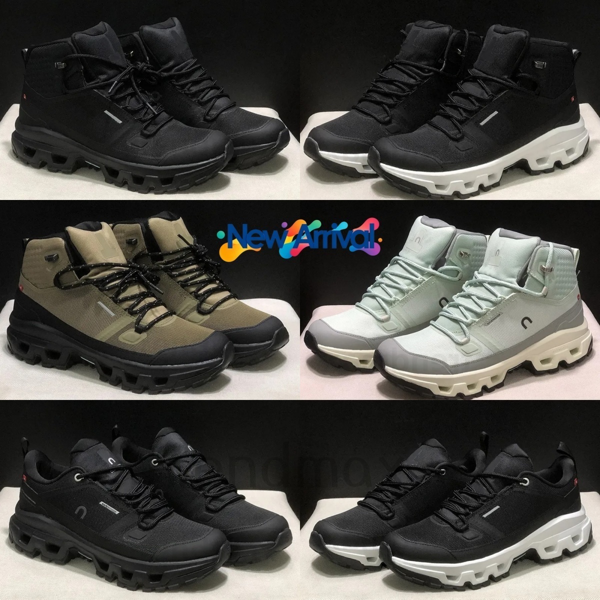 New Designer Boots OC Cloudrock 2 Waterproof Low Mid Trek Men Women Sneakers Outdoor Hiking Shoes Triple Black Eclipse Cinder Hunter Glacier Grey Pl
