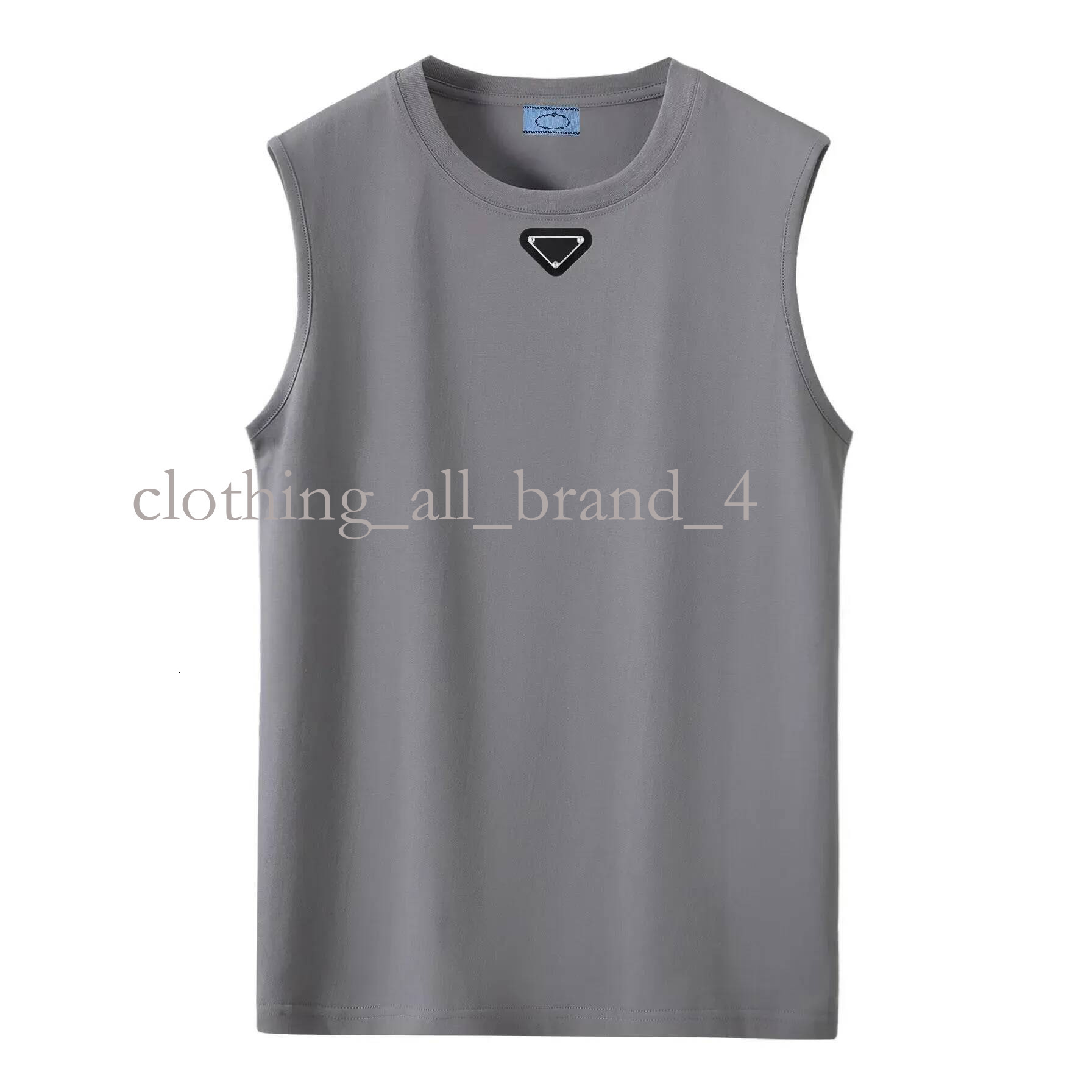 Pard Mens Vest Designer Tank Top Vintage Graffiti Print Unisex Loose Fit Casual Sleeveless Camis Triangle Para T Shirt 8Dc