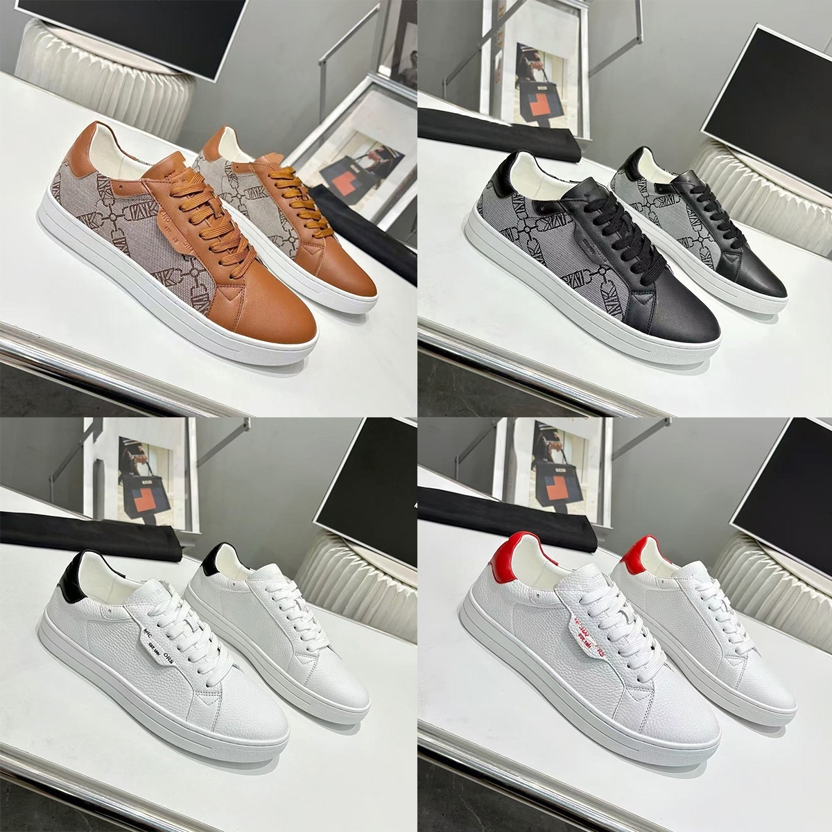 1 1 Michaels mens shoe low top sneakers MK loafers tennis Men casual shoe Fashion Outdoor travel run Designer basketball golf Classis Sports shoes l