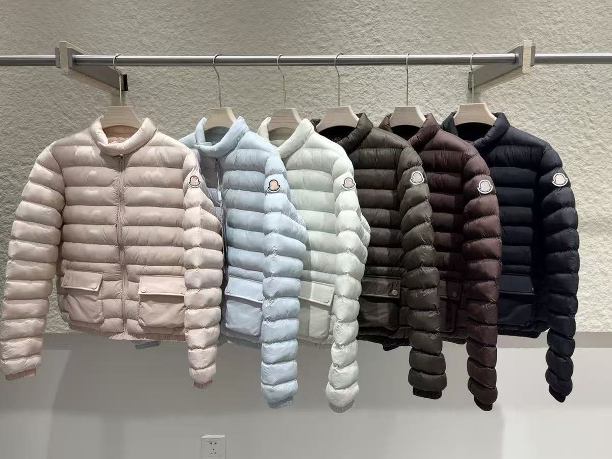 Womens puffer jacket designer brand down jacket classic basic slim fit duck down jacket coat fashionable casual warm stand collar light jackets