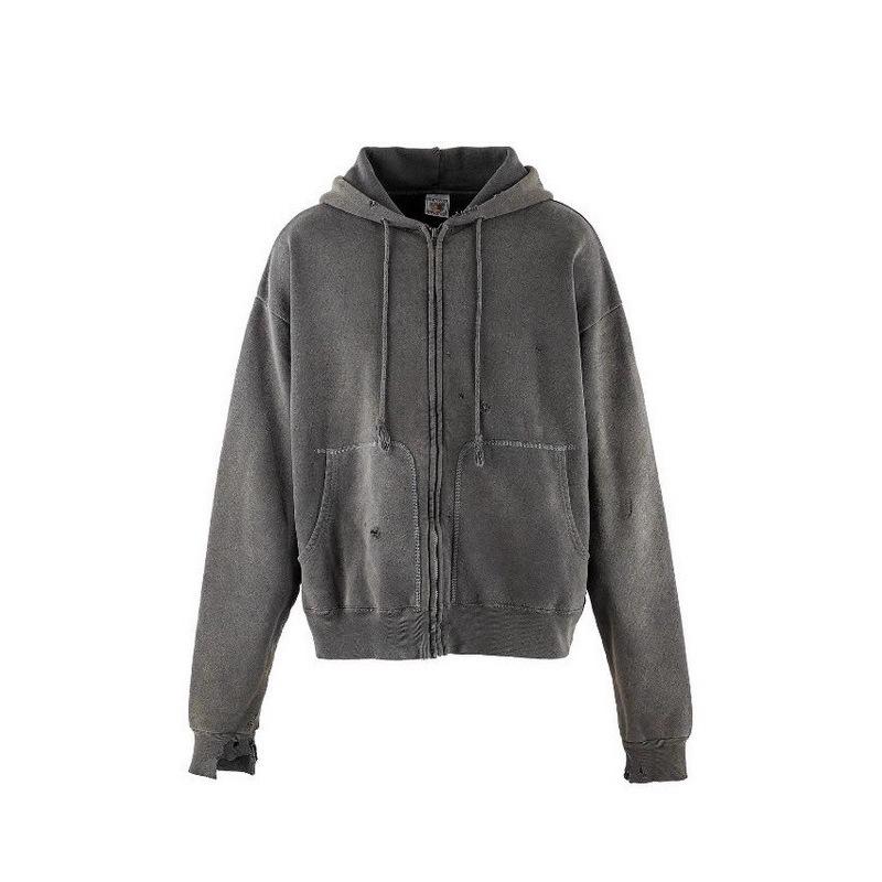Sweat à capuche unisexe vintage en détresse pour hommes et femmes, streetwear, coupe décontractée, vêtements d'extérieur délavés, veste à capuche