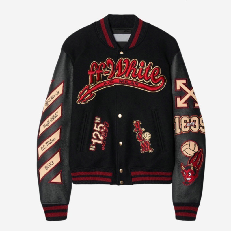 American Harajuku High Street Streetwear Printed Graphic Pattern Bomber Jacket Autumn and Winter Loose Retro Baseball Uniform 241226