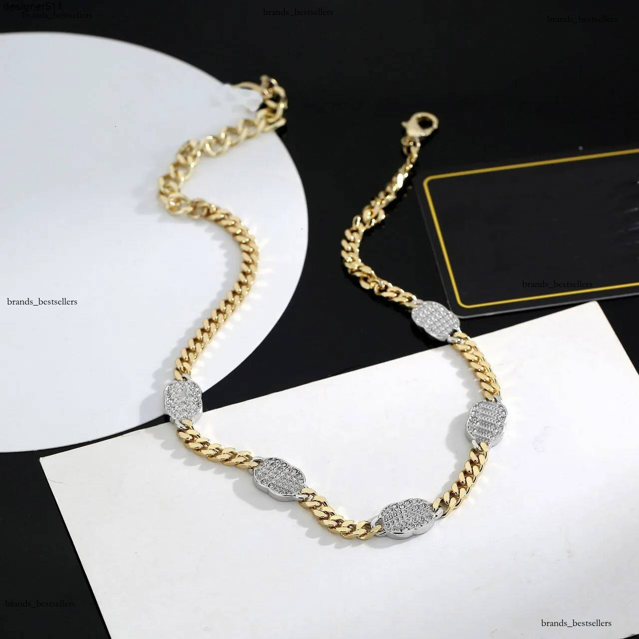 20 style lettre cubain lien chaîne pendentif perle marque concepteur cc colliers pour femmes homme fête de mariage tour de cou bijoux