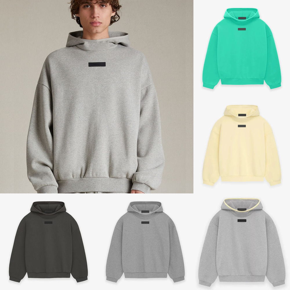 Designer Men's Hoodie Street Style Loose And Solid Color Hooded Hoodie Stretchable Edge Fabric With Hood Cotton Material Comfortable And Skin-f