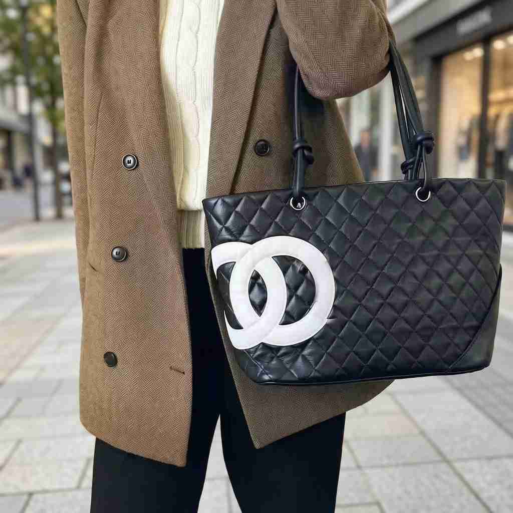 Designer Handbag Gukangpeng Tote Bag Women's Large Capacity Vegetable Basket Hand-held Commuting Bag Diamond Grid Single Shoulder Armpit Bag