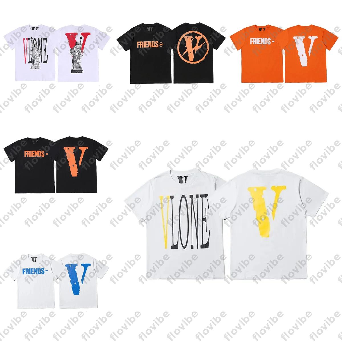 T-shirts Été Hommes T-shirts Vlonely Femmes Designers T-shirts en vrac Vêtements Marque de mode Tops Homme Chemise Luxurys Vêtements Street Vêtem