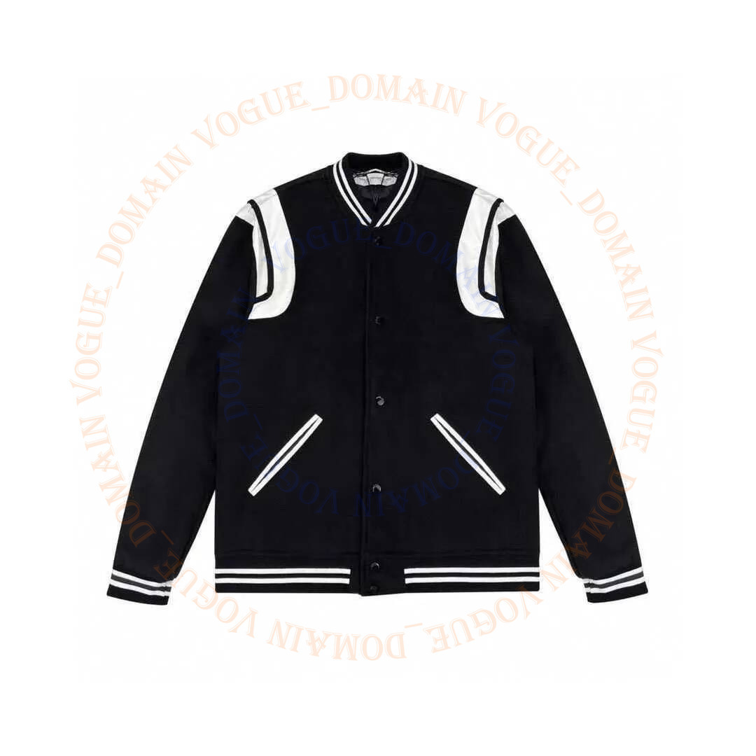Mens Jackets High Version Men Women Baseball Jacket Slp Embroidered Woolen Coat Saint Designer Jacket Mens Varsity Jackets Flying Suit Cardigan 15d