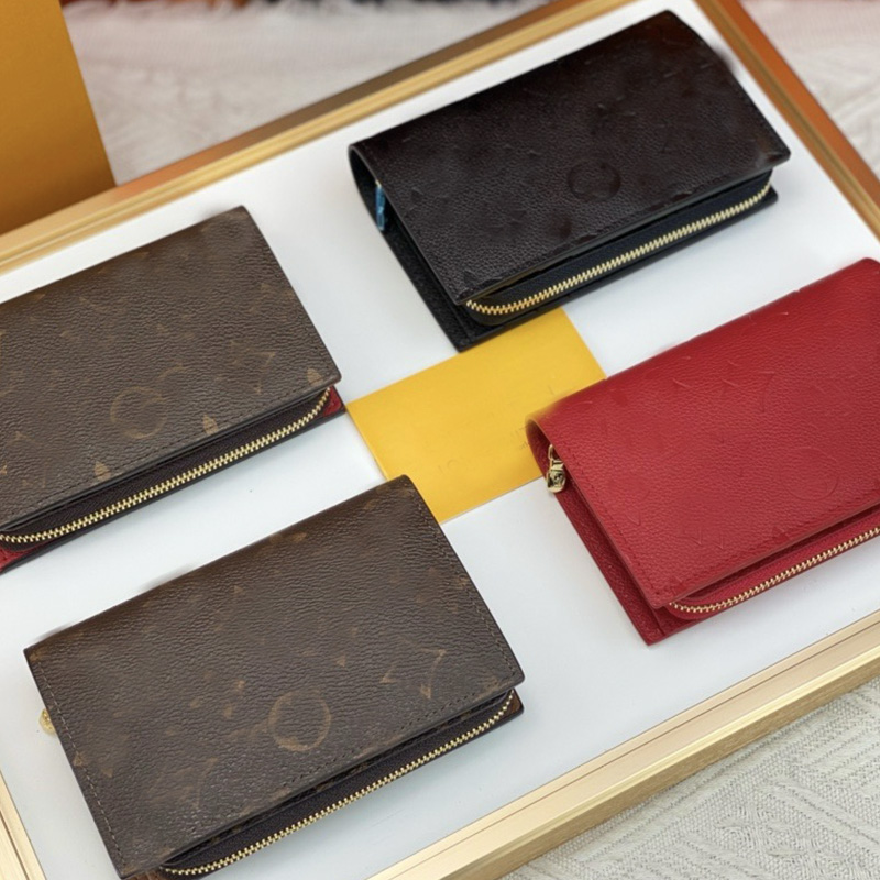 Femmes classique imprimé designer portefeuille à deux volets presse fleur petit porte-cartes porte-monnaie en cuir bouton-pression plusieurs fent