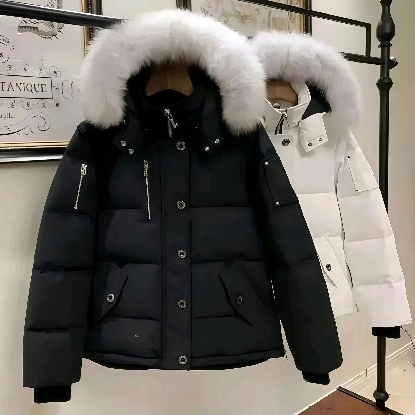 Mooselys Knuckle coat Jackets Men Designer Puffer Jacket Winter Jacket Outdoor Casual Windproof Women Men's Coat Waterproof Snowproof C8f