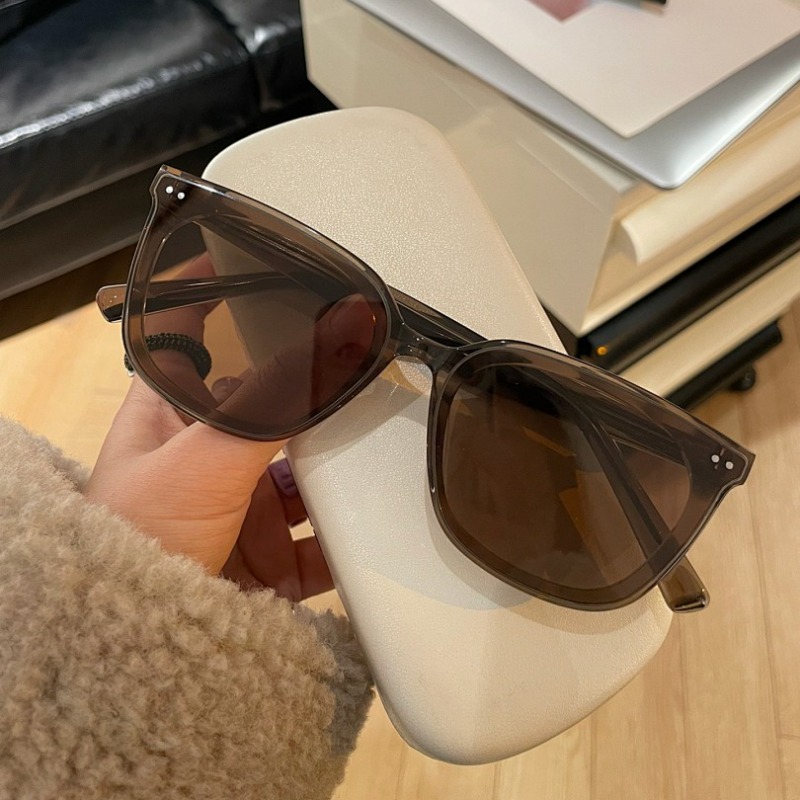 Stylish Square GM Brown Sunglasses HEIZER Cat Eye Acetate Shades Multi Color Frames Black White Grey Orange Sonnenbrille Commute Travel Fashion G