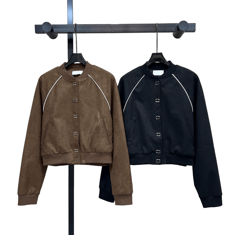 Designer women's autumn new fashion trend retro casual high-end brand letter high-quality retro trend small fragrance button long sleeved desig