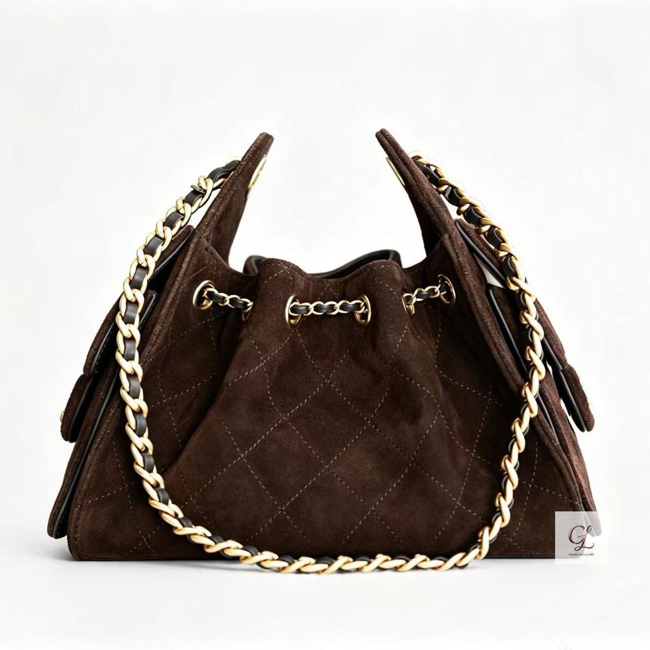 Luxury premium designer hobo caviar leather shoulder bag handbag chain crossbody bags women lady tote fashion mini purse wallet mirror 1:1 10A top b