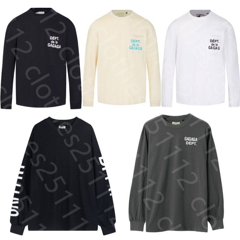 chemise à manches longues à manches longues hommes t-shirt hommes t-shirt de luxe t-shirts pull haute qualité sweat printemps automne coton shirt