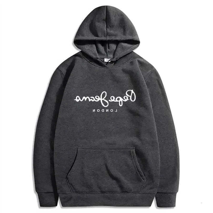 New 2025 Men's and Women's Spring Thick Hoodie Sports Casual Solid Color Printed Hoodie Fashion Trends Sportswear D260915