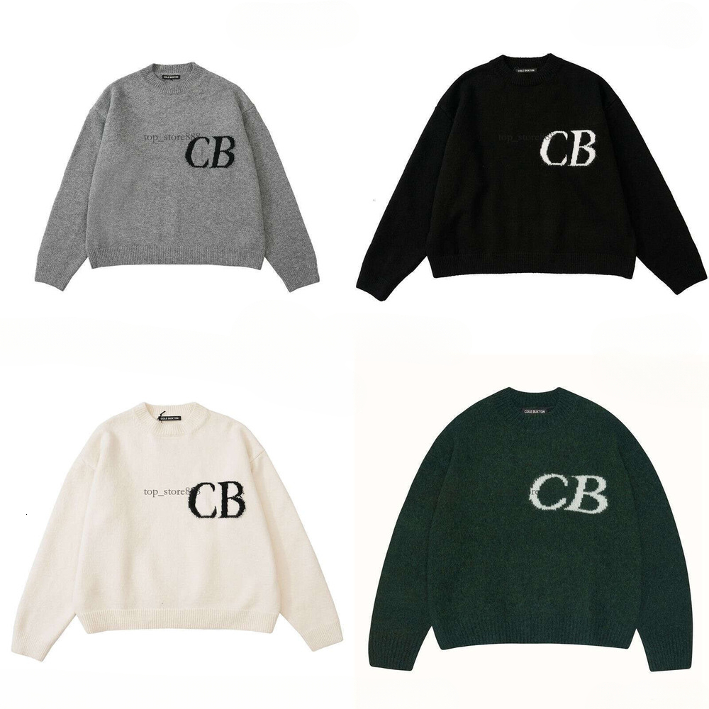 coles buxtonn Jacquard Sweater Pullover Sweater Designer CB Sweater Unisex Oversized Knitted Jumpers Fleece Jogger Pants Tracksuit colely buxtonjump