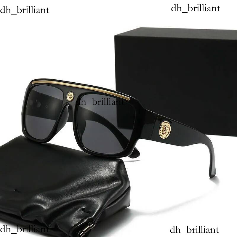 Luxe 2026 haut de gamme quotidien 2025 nouveau Style européen et américain hommes épais mode commerce grand cadre lunettes de soleil femmes chaud