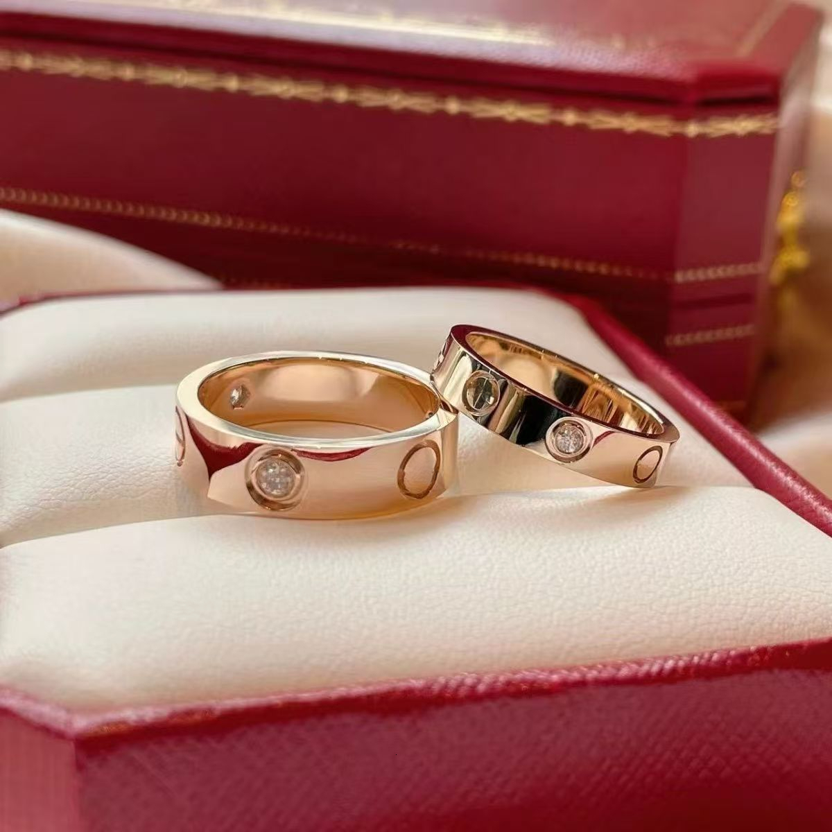 Certified Ring Fashion Finger Rings Multi Style Design For Men Women Versatile Stackable Band Carer Rings Durable Waterproof Daily Casual Wedding Je