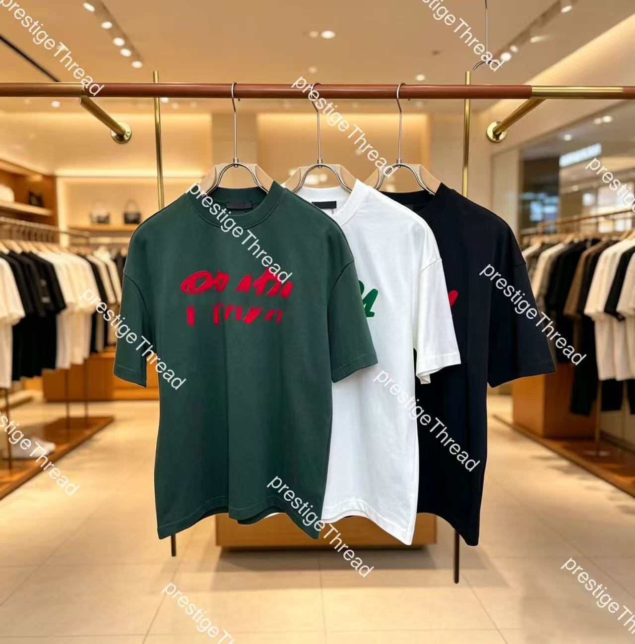 Designer High Quality Men's Tees & Polos Printed T-Shirt Summer Casual Short Sleeve