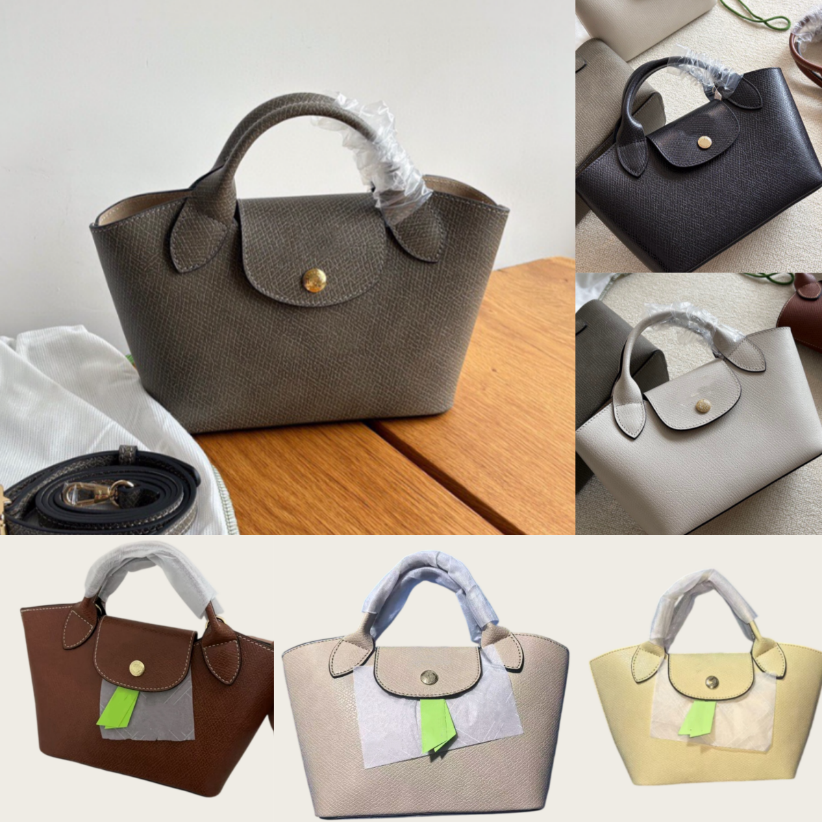 E7380 Large Capacity Handheld Crossbody Tote Bag Womens Durable Dumpling-Inspired Shopping Satchel with Adjustable StrapWinter Style Vegetable Baske