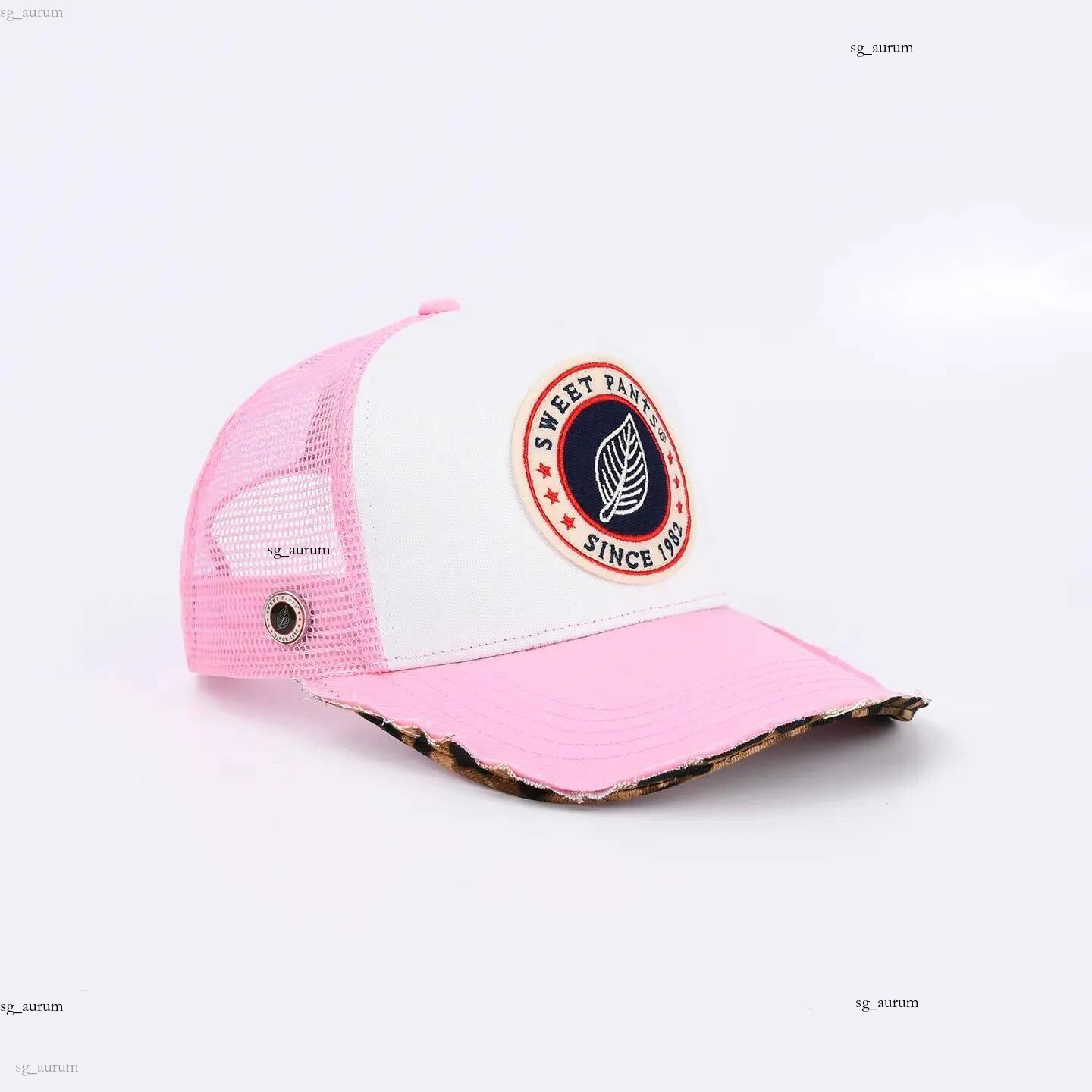 SWEET PANTS Chapeau de camionneur rétro Pantalon doux Casquette de baseball réglable Snapback avec dos en maille respirante Casquette hip hop str
