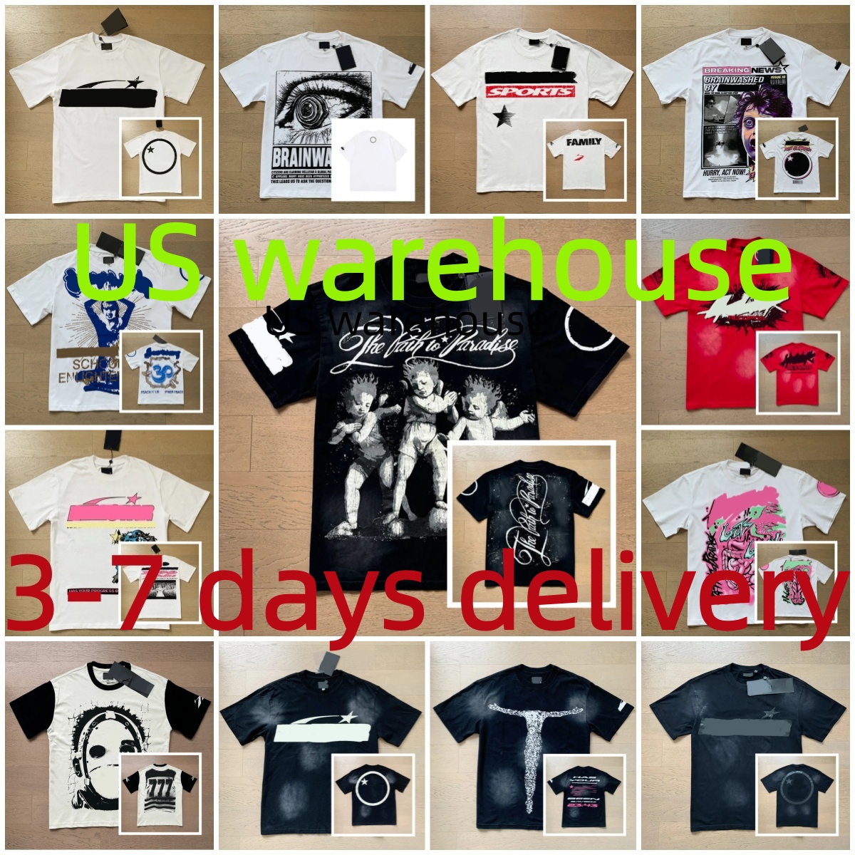 Chemise de haute qualité NFC Scan Designer Sweat à capuche NOUVEAU T-shirt graphique Vêtements Hipster Tissu lavé Street Graffiti Lettrage Feuill