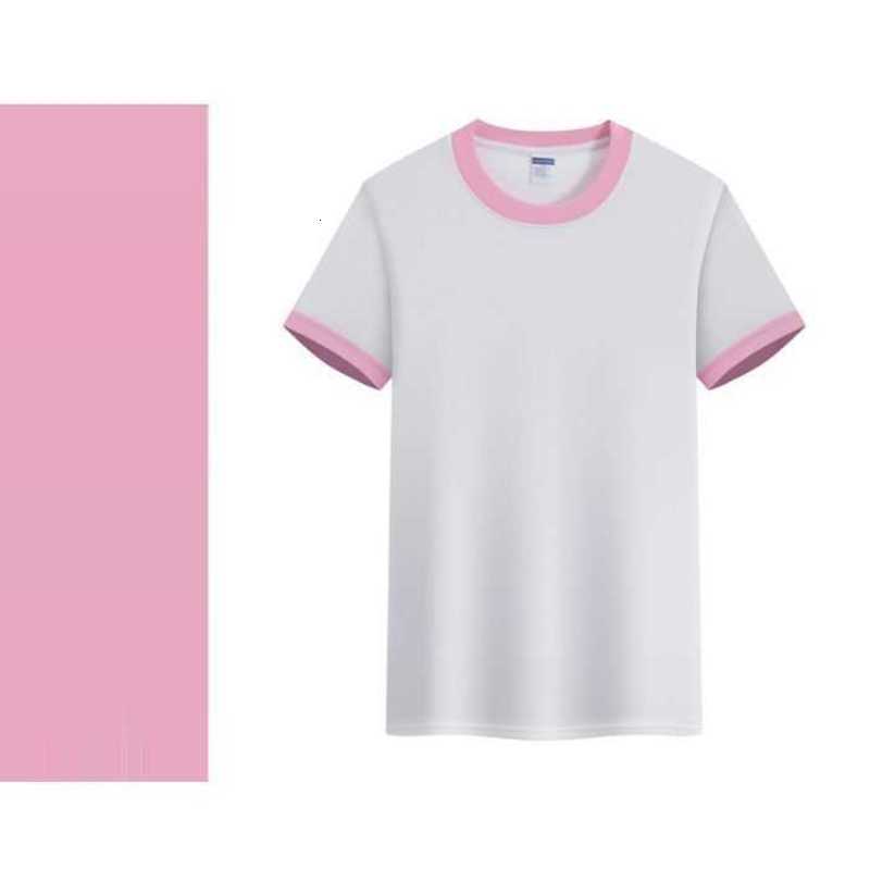 T-shirts Summer combed cotton children's round-neck short-sleeve solid-color thin base layer T-shirt for school uniforms and events