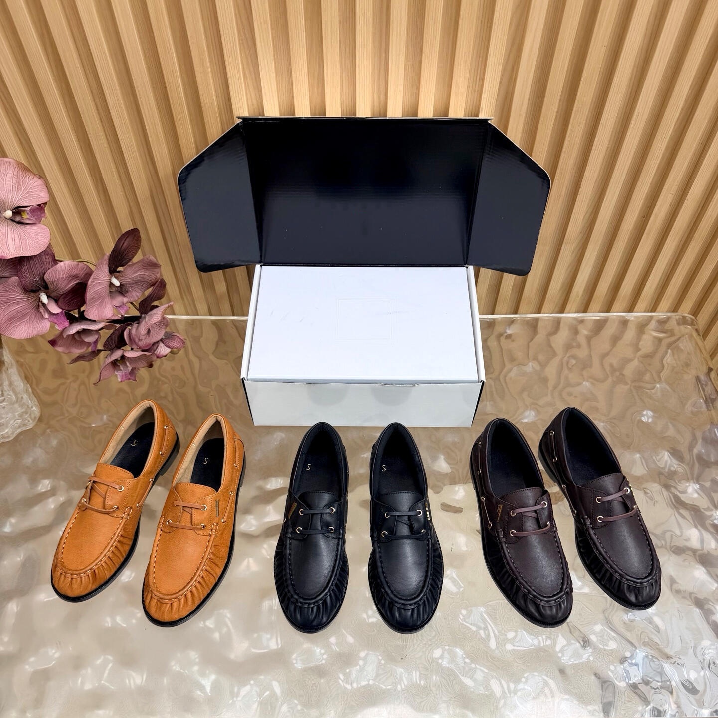 Croc Embossed Leather loafers low golf slip on Brand black women Designer casual shoe Outdoor Sneaker luxurys men Vintage moccasin dress Suede Flat