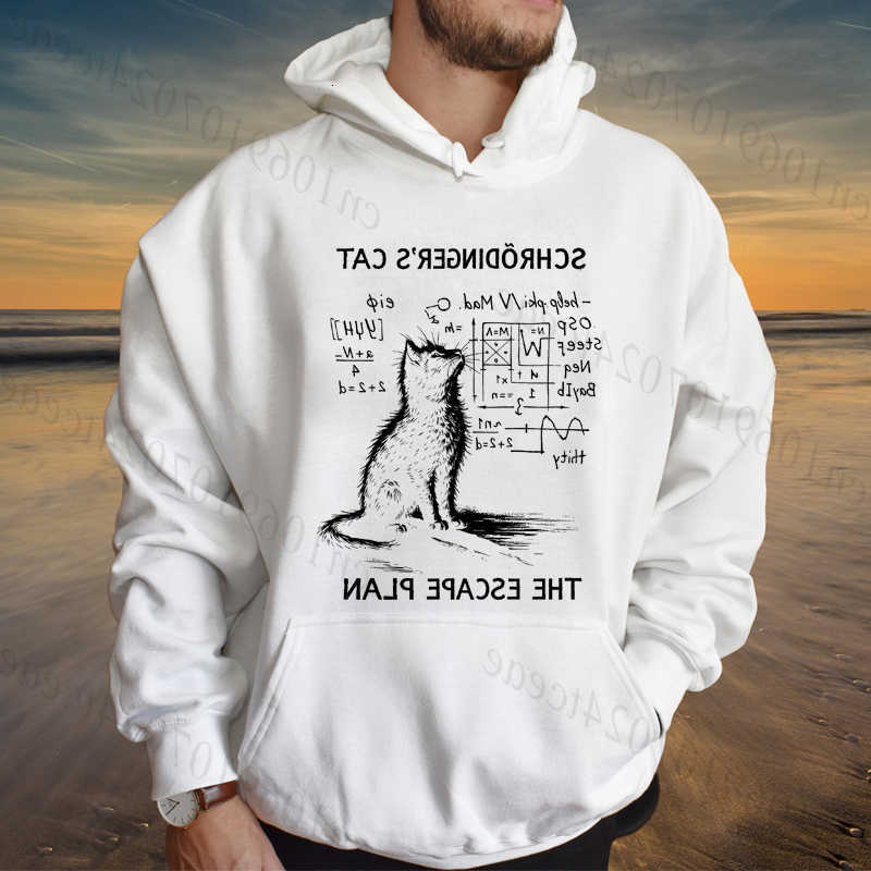Design Plan The Personalized Escape Men Women Hoodies Sweatshirt Funny Science Teacher Physics Enthusiasts Fashion Brand Hoodies D260915